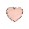 Srdcové taniere ružové zlato