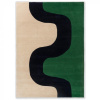 Designový vlněný koberec Marimekko Seireeni zelený 132707 Brink & Campman 200 x 300