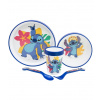 Lilo a Stitch Detská protišmyková jedálenská sada Lilo & Stitch