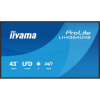 iiyama LH4364UHS-B1AG oznamovací displej Plochá digitálna tabuľa 109,2 cm (43
