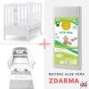 Italbaby postieľka Dream s komplet výbavou biela + matrac ZDARMA