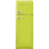 SMEG 50's Retro Style FAB30 kombinovaná chladnička s mrazákom hore limetková
