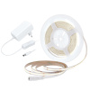 Solight LED COB opasok, sada s adaptérom, vypínač, 5m, 8W/m, 800lm/m, neutrálna biela