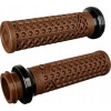 OVLÁDACIE PRVKY VOLANTU ODI GRIPY VANS HARLEY DAVIDSON BROWN/BLACK 25 MM