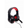 GEMBIRD sluchátka s mikrofonem GHS-U-5.1-01, gaming, 5.1 surround, černo-červená, USB