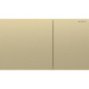 Geberit Sigma70 - Ovládanie splachovania, easy to clean, kefovaná mosadz 115.622.QF.1