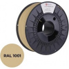 C-TECH tisková struna PREMIUM LINE ( filament ) , PLA, béžová, RAL1001, 1,75mm, 1kg 3DF-P-PLA1.75-1001