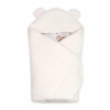 Baránková zavinovačka s kapucňou bavlna/baránok, Teddy - Srnka, smotana