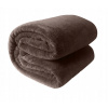 Agtrade deka z mikrovlákna 200 cm x 220 cm hnedá