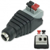 RX-BNA07-F - 2,1 mm - Redukcia výkonu CCTV, pružinové svorky, samica