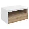 Sapho VIERA umývadlová skrinka 80x44x50cm, biela matná/dub Alabama