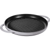 STAUB Grill 30 cm sivá - liatinová grilovacia panvica