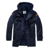 Brandit BW Parka s vlajkou, námornícka modrá - 5XL
