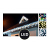 LED vianočný záves do okna – dážď 2,5 metrov