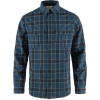 FJÄLLRÄVEN Övik Travel Shirt LS M Indigo Blue-Dark Navy - XS