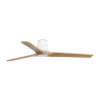 FARO Barcelona | FARO 33838WT - Stropný ventilátor HEYWOOD TUB L borovica/biela pr. 132 cm WT + DO | FA33838WT