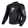 Bunda na Motorku Rebelhorn Veľko Black/Fluo Red