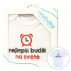 Body s potlačou New Baby najlepší budík na svete