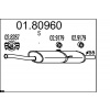 Stredný tlmič výfuku MTS 01.80960