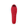 Warmpeace Horizont 1400 (180cm) péřový spacák mars red/black - 180 Levý zip - Záruka 10 let