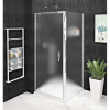 Gelco Sigma Simply Sprchový kút 80x80 cm, L/P, chrom/sklo Brick GS3888GS4380