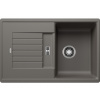 Blanco Zia 45 S Compact, silgranitový drez 680x500x190 mm, 1-komorový, sivá vulkán, BLA-527380