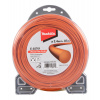 Makita E-02761 struna nylonová Plus 2,4mm, 87m, oranžová, kulatá