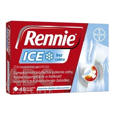 Rennie ICE bez cukru tbl mnd 1x48 ks, 8590322001431