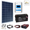 Solárny FV ostrovný systém OFFGRID DC12V SP175Wp/RM20A/AA150Ah/OP7 uBASIC18-MCH (uBASIC18-CHATKA-8M: Konfigurovateľný pevný solárny FV ostrovný komplet OFF-GRID pre MIKRO spotrebu elektrickej energie