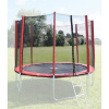 Ochranná sieť na trampolínu 366 cm - PVC - na 8 trubek- červená