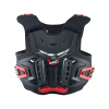 LEATT chránič na chrbát a hrudník - CHEST PROTECTOR 4.5 JUNIOR - čierna/červená