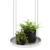 ED Záves na kvety WINDOW DRESSING, okenný pr.24cm, čierna/biela,|Esschert Design - bílá