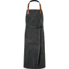 Exner Dlhá pracovná zástera s trakmi EX198 Black Washed