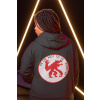 GG-God.sk Mikina Beast Dámska Farba: Sivá (Grey), Veľkosť: M, Grafika: Vzadu (Back)