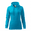 Mikina dámska Malfini Trendy Zipper - tyrkysová, M