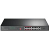TP-Link TL-SL1218P Switch 16x 10/100Mbps PoE+ 2x GLAN 1x SFP 19