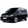 Nerez kryty kľučiek Mercedes Viano W639 - 8 ks