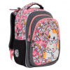 Budmil ružová školská taška pre dievčatko mačka
