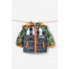 Detská bunda - Desigual Down Jacket 3 (Desigal vzorovaná bunda kapucňa (3 m))