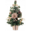 MagicHome Vianoce Stromček MagicHome Vianoce, ozdobený, bronzový, 40 cm
