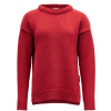 DEVOLD Nansen Wool Sweater Wmn, Hindberry - M