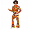 Kostým hippis leta 70 80 groovy farebný M