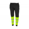 BENNON FOTIS TROUSERS HI-VIS / Pohodlné a priedušné teplákové nohavice Hi-Vis - čierna/žltá XXXL