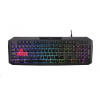 ACER NITRO Gaming Keyboard 100, Membrane Switch, 26 Anti-ghosting kláves, životnost 3 mil. stisků, 7 zón RGB podsvíc GP.KBD11.05X