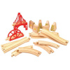 Bigjigs Rail Drevené koľaje set most 18 dielov