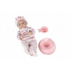 Ružové bábätko s doplnkami 40 cm - bábika pre deti 18m + s nočníkom, miskou,