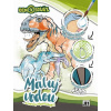 Jiri Models Vodová omaľovánka A4 - Dinosaury