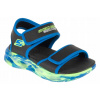 Skechers S-LIGHTS: SOLA GLOW SANDAL - FUSION BRIG (31) Chlapčenské sandále