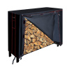 Stojan na drevo s plachtou 122 x 36 x 122cm GARDENKUS