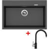 Sinks Drezy MAXIMO 780 Metalblack + Vitalia GR
